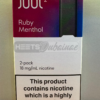 Juul 2 Ruby Menthol Pods