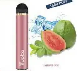 Yuoto Disposable Vape 1500 Puffs/900MAH 3 yuoto e1621271697100