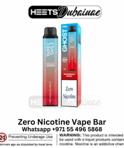 Zero Nicotine Vape Bar Ghost Pro 3500 Puffs Disposable