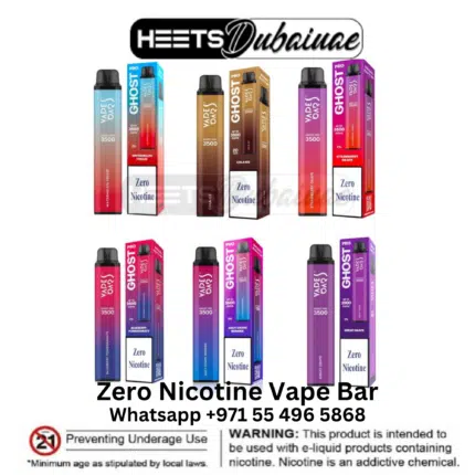 Zero Nicotine Vape Bar Ghost Pro 3500 Puffs