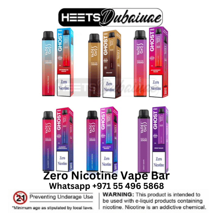Zero Nicotine Vape Bar Ghost Pro 3500 Puffs