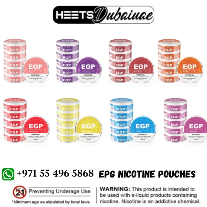 EGP Nicotine Pouches 9mg & 14 mg Nicotine