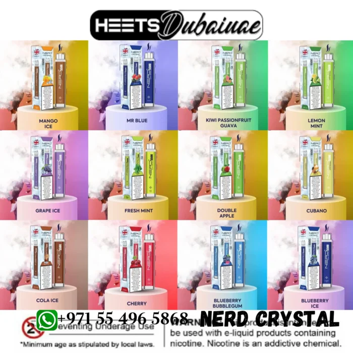 Nerd Crystal 5500 Puffs Disposable