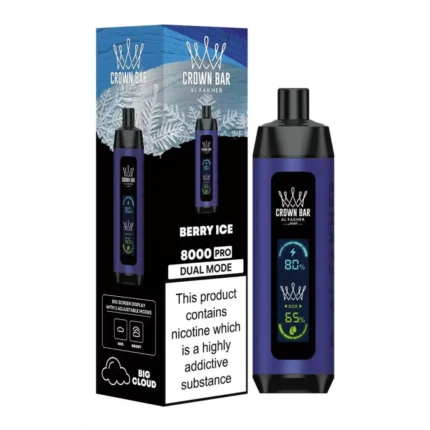 Buy Al Fakher Pro 8000 Puffs (BIG CLOUD) in Dubai | Best Crown Bar 5mg Disposable DTL Vape in UAE