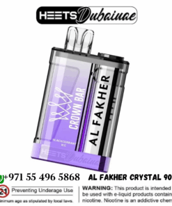 Al Fakher Crystal 9000 Puffs Crown Bar Disposable Vape
