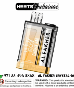 Al Fakher Crystal 9000 Puffs Crown Bar Disposable Vape