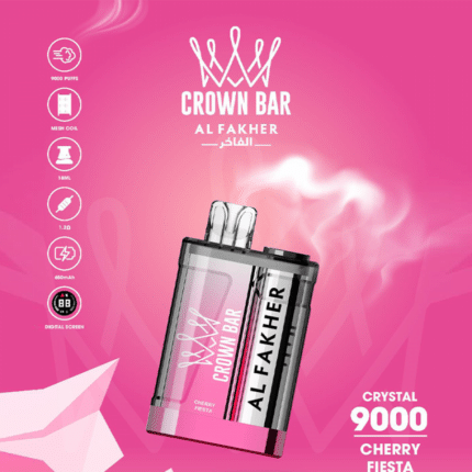 Al Fakher Crystal 9000 Puffs Crown Bar Disposable Vape
