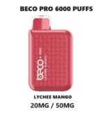 BECO Pro 6000 puffs disposable vape in dubai uae