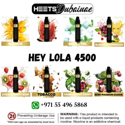 Hey Lola 4500 Puffs Disposable Vape