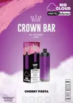 Al Fakher Crown Bar Cherry Fiesta 8000 Puffs Disposable Vape