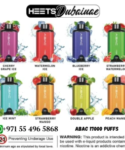 ABAC 17000 Puffs Disposable Vape in Dubai UAE