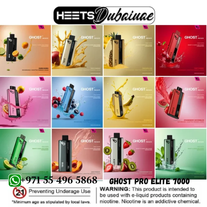 Best Ghost Pro Elite 7000 Puffs Disposable Vape in Dubai UAE