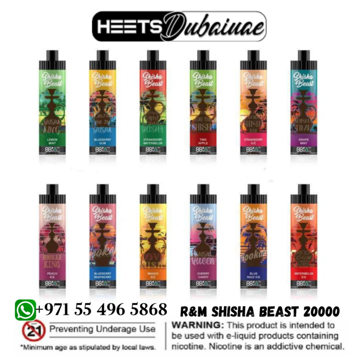 R&M Shisha Beast 20000 Puffs Disposable Vape Device