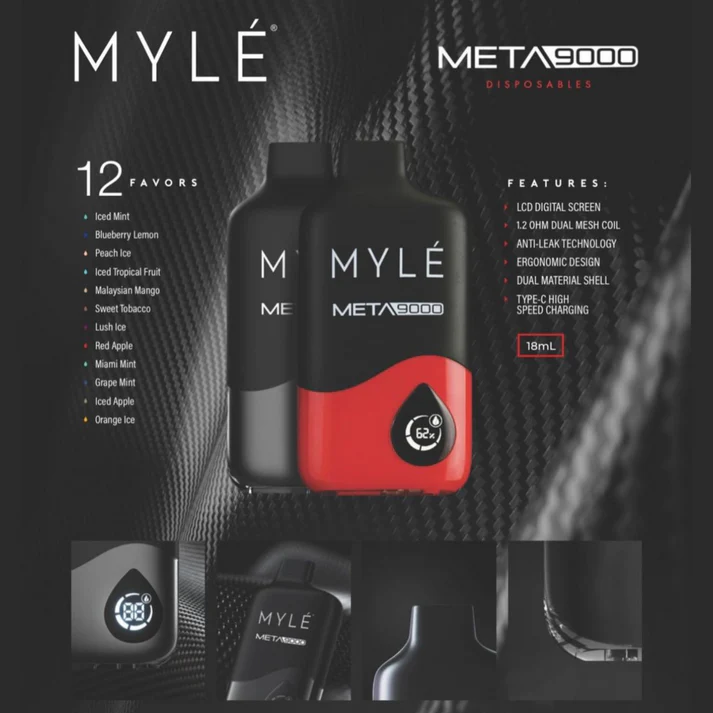 Myle Meta 90000 Puffs Disposable Vape 50mg/5% Nicotine