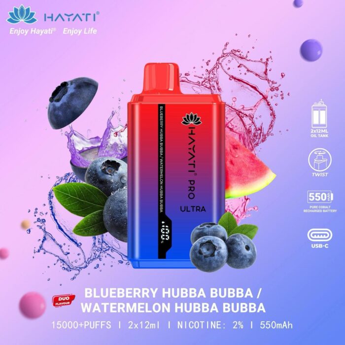 Hayati Pro Ultra 15000 puffs 2% Disposable Vape Device
