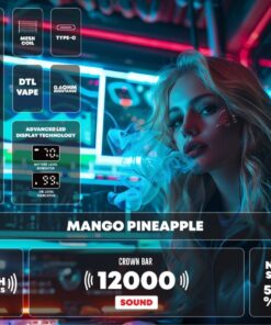 Al Fakher Crown Bar 12000 Puffs DLT Vape