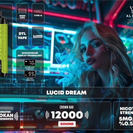 Al Fakher Crown Bar 12000 Puffs DLT Vape