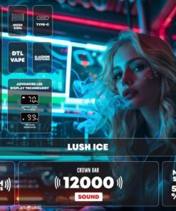 Al Fakher Crown Bar 12000 Puffs DLT Vape