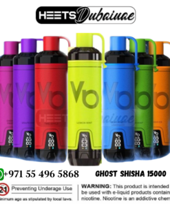 Best Ghost Shisha 15000 Puffs Disposable Vape in Dubai UAE Order 10+ Pcs and Get free Delivery to all UAE Note: Card Payment charge 5% Extra