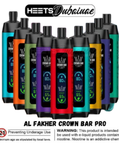 Buy Al Fakher Pro 8000 Puffs (BIG CLOUD) in Dubai | Best Crown Bar 5mg Disposable DTL Vape in UAE