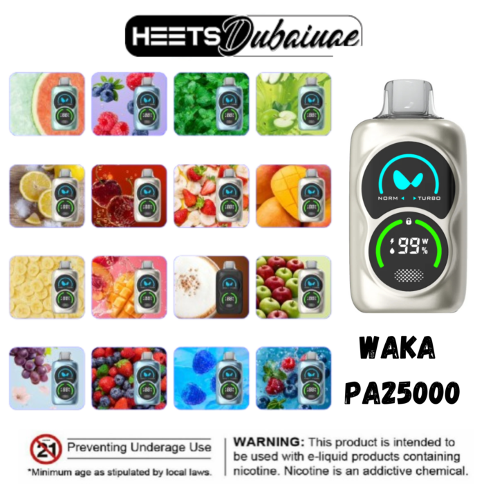 Waka PA25000 Puffs Disposable Vape 50mg/5%