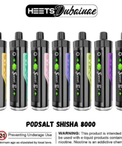 Pod Salt Shisha 8000 Puffs 3mg Disposable Vape