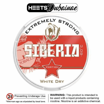 Siberia Extremely Strong White Dry Nicotine Pouches