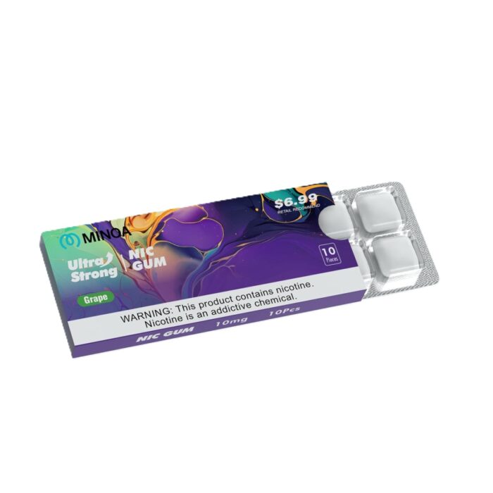 Minoa Nicotine Chewing Gum in Dubai UAE