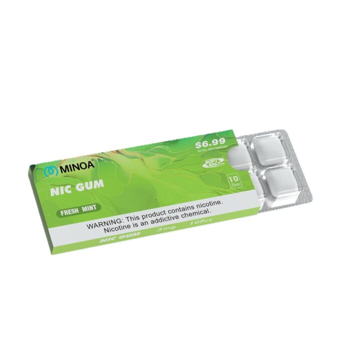 Minoa Nicotine Chewing Gum in Dubai UAE