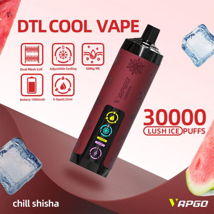 Vapgo Bar 30000 Puffs Chill Shisha Disposable Vape