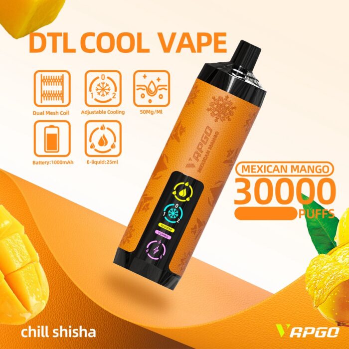 Vapgo Bar 30000 Puffs Chill Shisha Disposable Vape