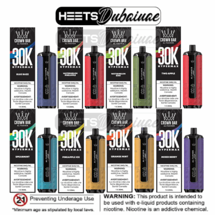 AL FAKHER CROWN BAR 30000 Puffs Hyper Max Lung Hookah Disposable