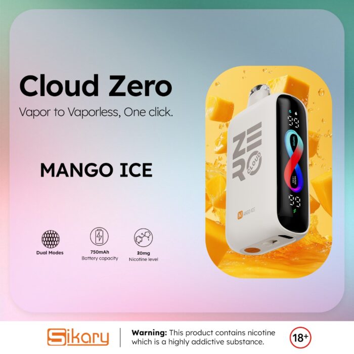 Cloud Zero 20000 Puffs Disposable Vape 20mg/2% Nicotine