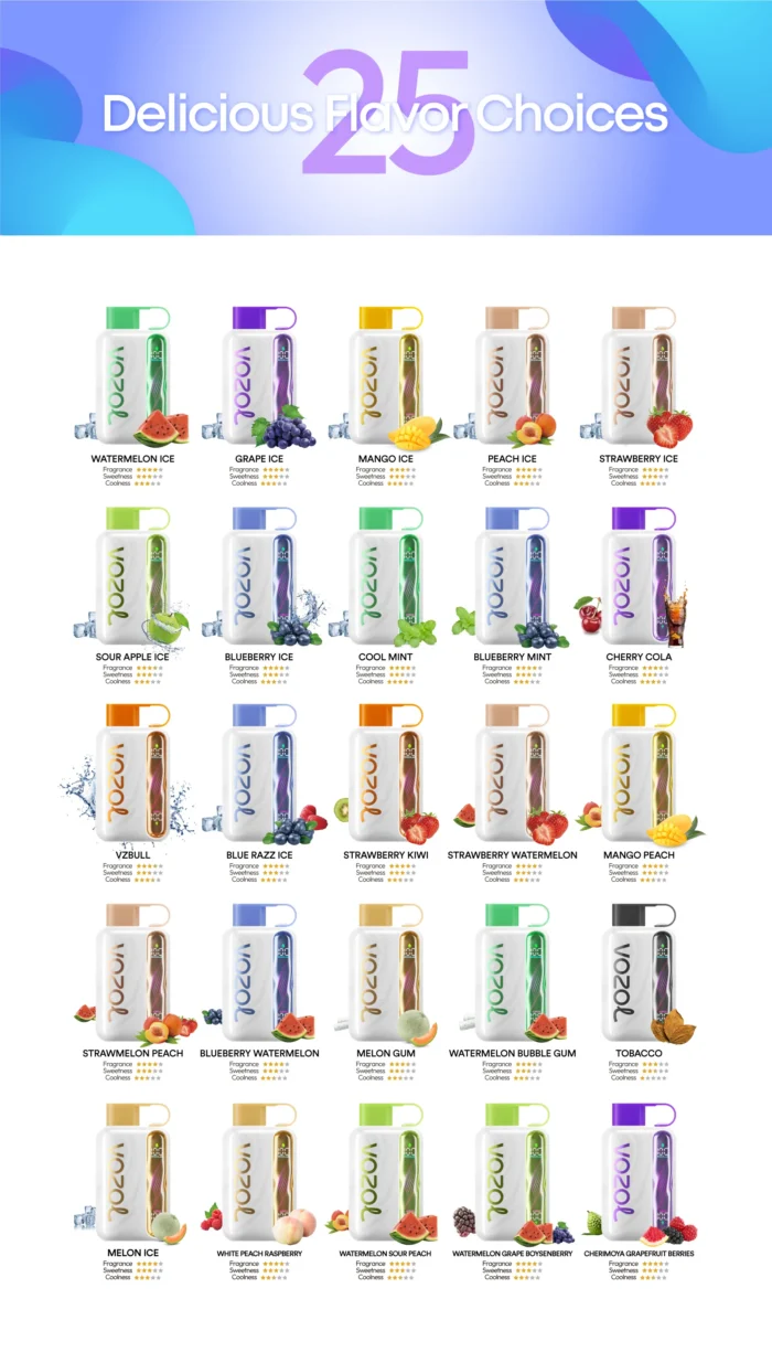Vozol Star 40000 Puffs Disposable Vape | 5% Nicotine Vape in Dubai UAE