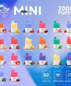 Tugboat Mini 2000 Puffs 20mg Disposable Vape