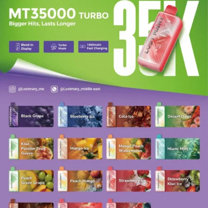 Lostmary MT35000 Turbo 20mg Disposable Vape