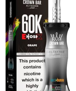 Crown Bar Al Fakher E Hose X 60000 Puffs Hookah Disposable Vape