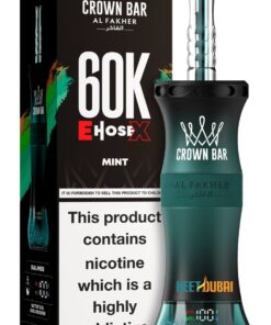 Crown Bar Al Fakher E Hose X 60000 Puffs Hookah Disposable Vape