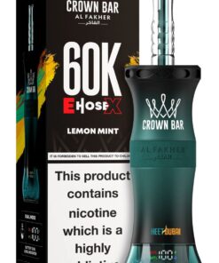 Crown Bar Al Fakher E Hose X 60000 Puffs Hookah Disposable Vape