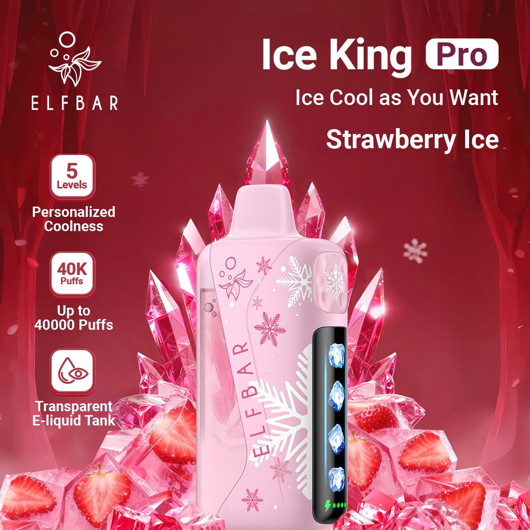 ELF Bar Ice King Pro 40k Disposable Vape 10 ELF Bar Ice King Pro 40k Disposable Vape