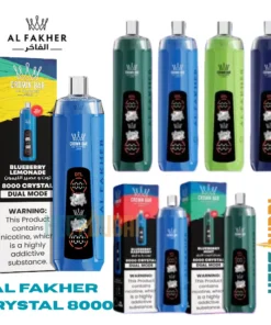 Al Fakher Crystal 8000 Puffs Disposable Vape