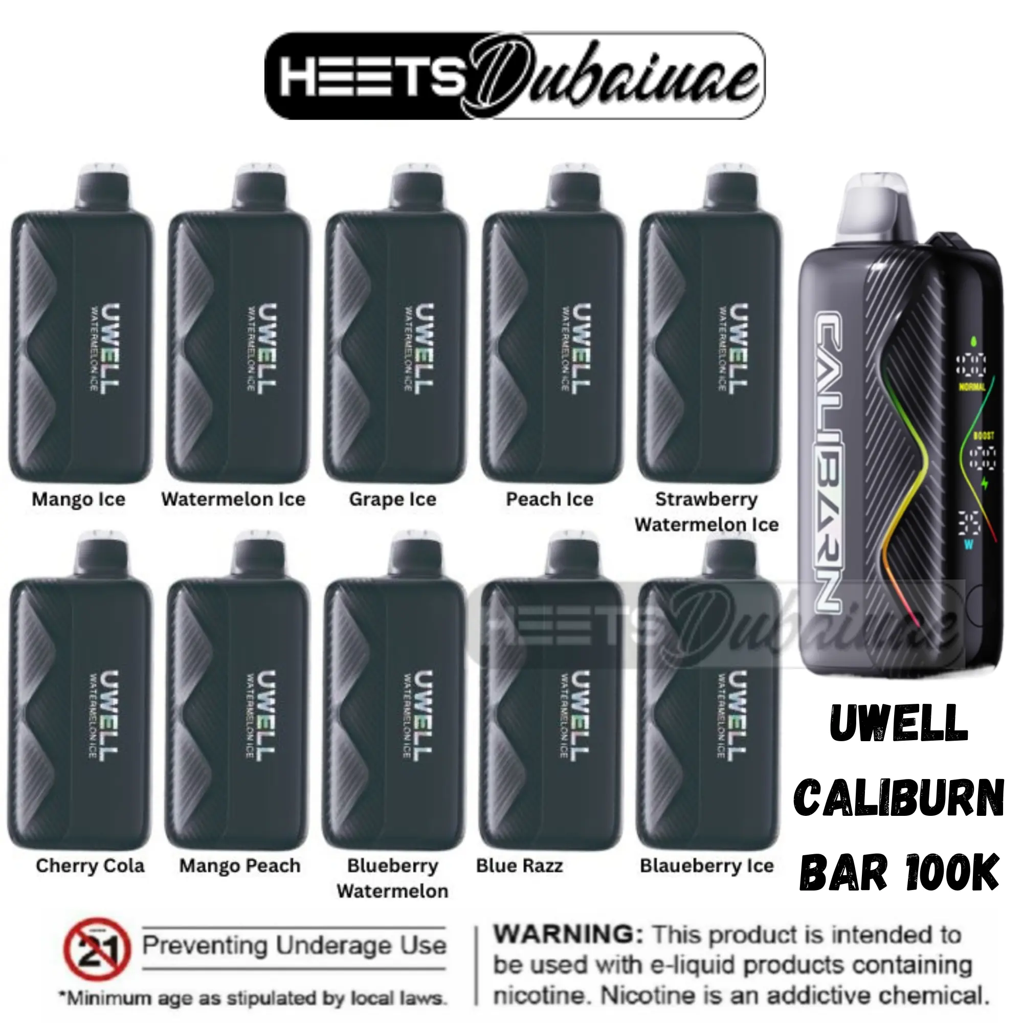 UWELL Caliburn Bar 100K 20Disposable Vape